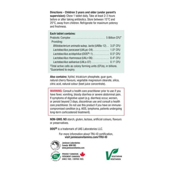 Probiotic for KIDS, probiotik za DJECU, ukus divlje trešnje, za žvakanje, a60
