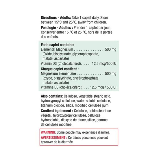 Magnezijum 500mg + Vitamin D3